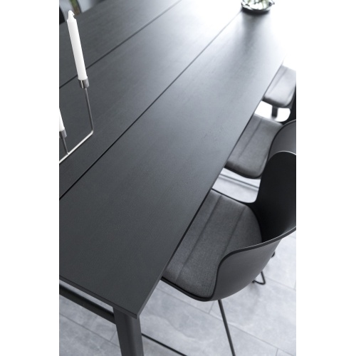 Stół do jadalni Carver 200x100 cm czarny nowoczesny