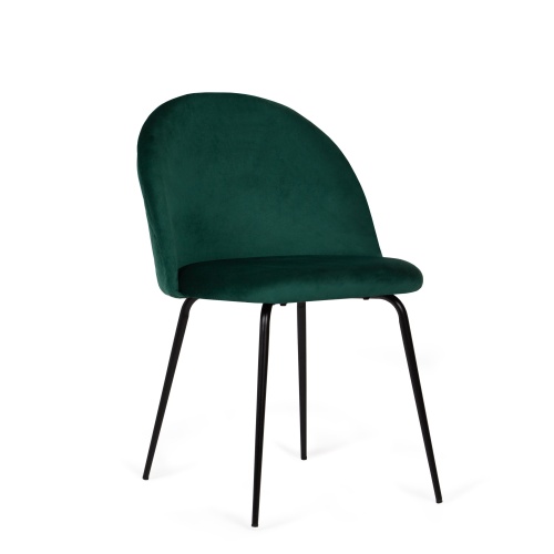 Krzesło do jadalni Malaga zielone welur