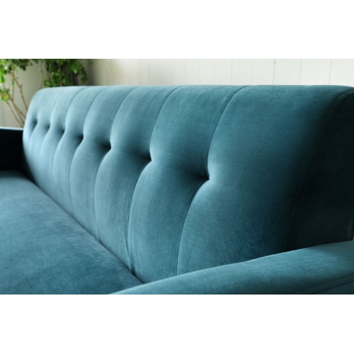 Sofa rozkładana Scot niebieska welur