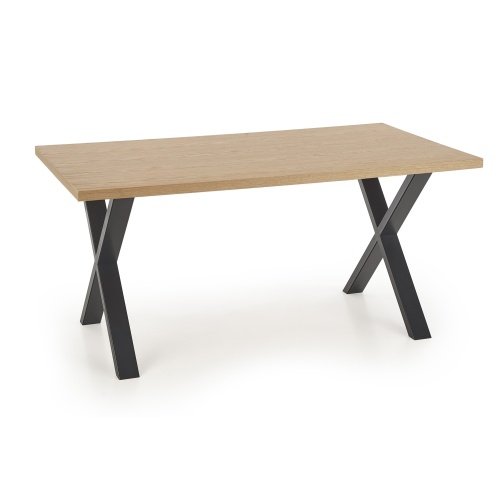 Stół na krzyżakach Apex 160x90 cm industrialny do jadalni