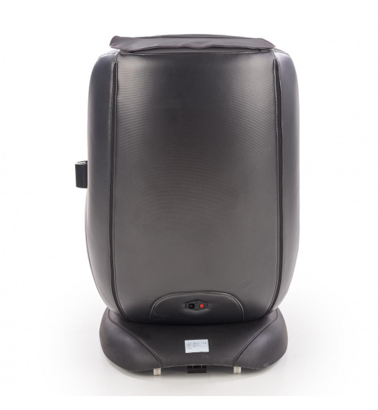 Fotel masujący Dopio ekoskóra popielaty gniazdko USB nowoczesny