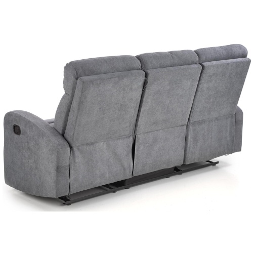 Sofa rozkładana dla trzech osób Oslo popielata nowoczesna