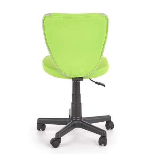 Regulowany fotel biurowy bez podłokietników Toby 78-90 cm zielony/szary