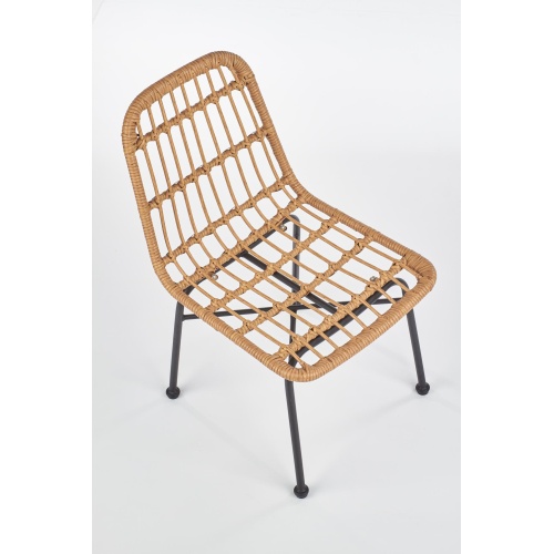 Krzesło do salonu K401 rattan syntetyczny boho