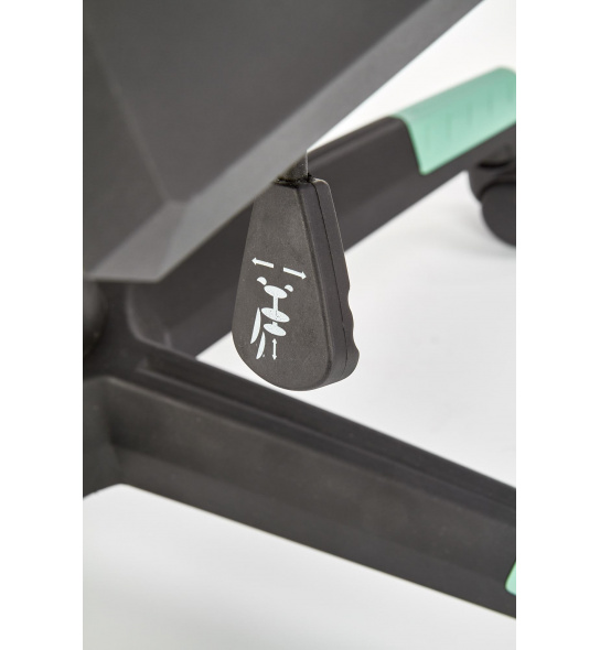 Fotel gamingowy Factor regulowane podłokietniki LED głośniki wielobarwny
