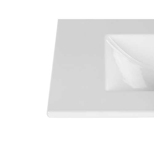 Umywalka ceramiczna wpuszczana Lava 46x81x17 cm biała