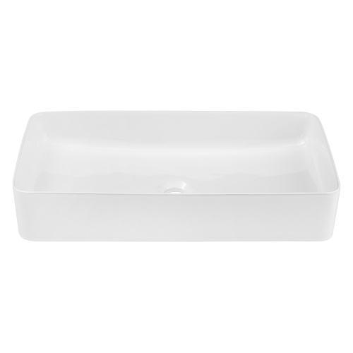 Umywalka ceramiczna nablatowa Slim 2 61 cm biała