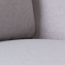 Rozkładana sofa trzyosobowa Amber szara nowoczesna