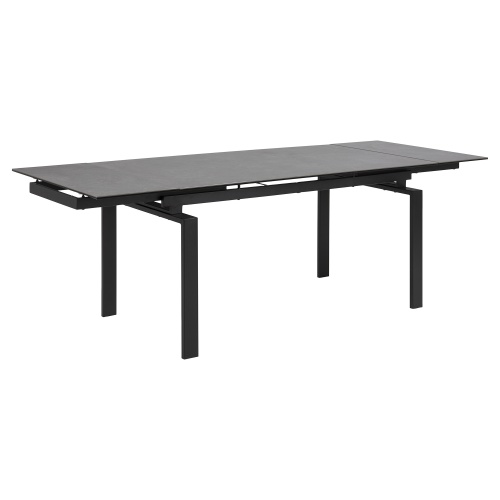 Stół rozkładany Huddersfield 160-240x85 cm czarny mat