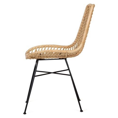 Krzesło rattanowe Uma rattan naturalny handmade boho