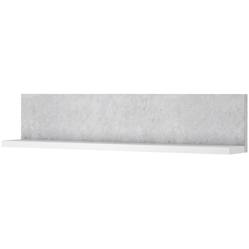 Półka wisząca Bota 150 cm biała/beton Colorado