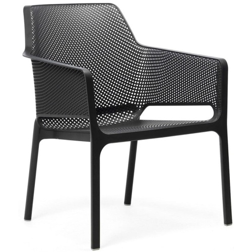 Krzesło ogrodowe Net Relex antracytowe