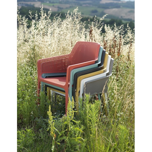 Krzesło ogrodowe Net Relax bianco