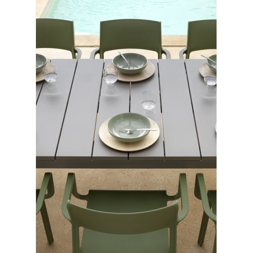 Rozkładany stół ogrodowy Nardi Rio 210 Extensible 210-280 cm bianco