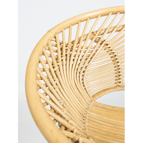 Hoker rattanowy Sumba rattan naturalny handmade boho