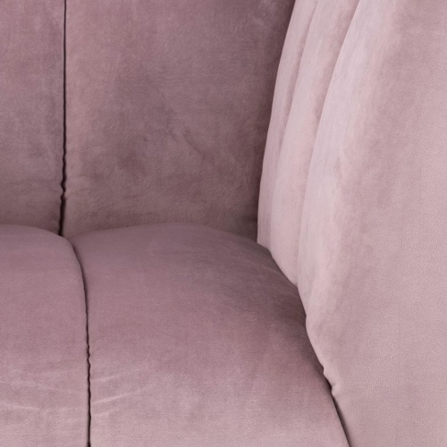 Fotel wypoczynkowy Tampa welurowy różowy