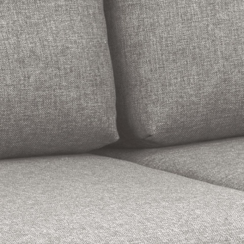 Sofa rozkładana z poduszkami Malling jasnoszara