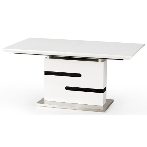 Stół rozkładany Monaco 160-220 cm biały/szary