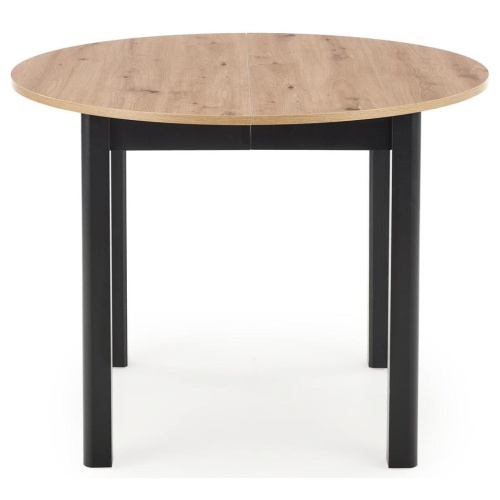 Stół rozkładany Ringo 102-142 cm dąb artisan/czarny