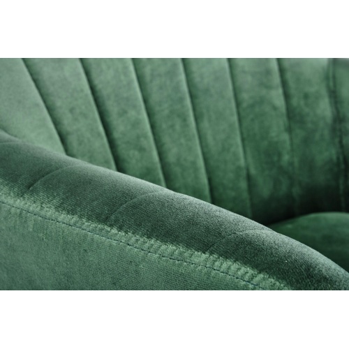 Krzesło welurowe K429 zielone/czarne