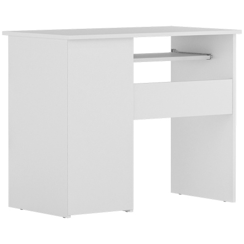 Biurko komputerowe Maja 90 cm z szufladą białe