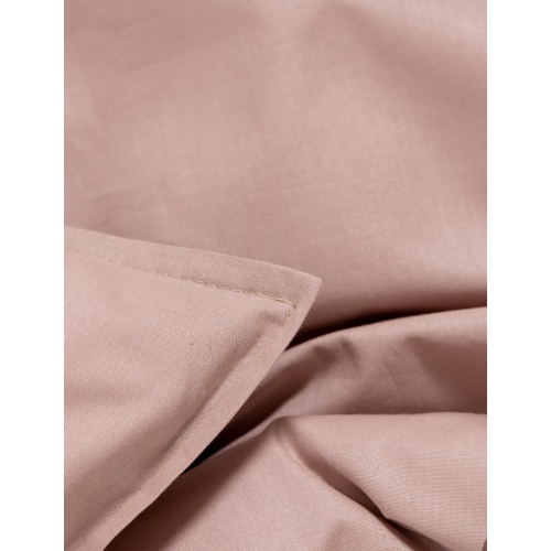 Komplet pościeli bawełnianej Basic 200x200 cm różowy