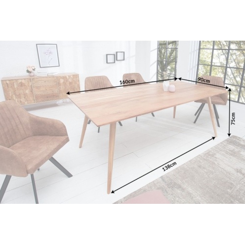 Stół do jadalni Mystic 160x90 cm akacja
