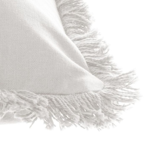 Poduszka dekoracyjna 30x50 cm bawełniana biała
