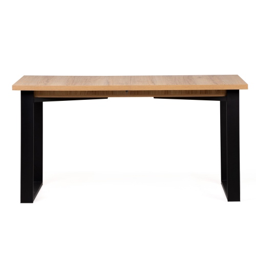 Stół rozkładany Canne 150-190x80 cm jasny dąb/czarny