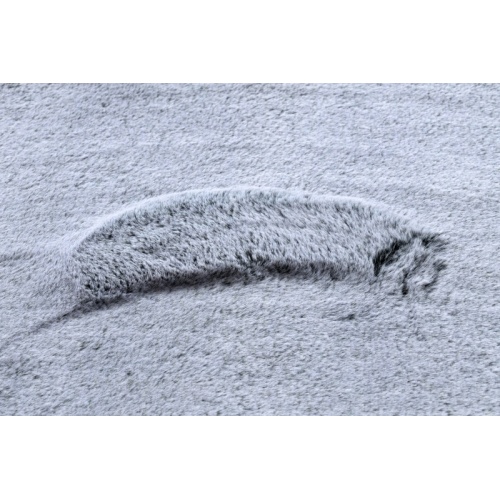 Dywan prostokątny Ozark shaggy ciemnoszary/kość słoniowa antypoślizgowy