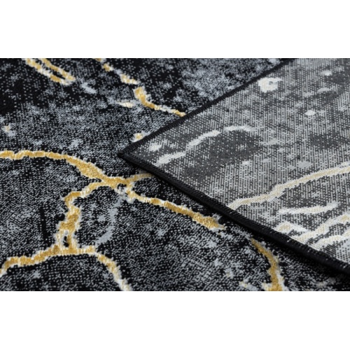 Dywan prostokątny Jonesboro marmur czarny/szary/złoty