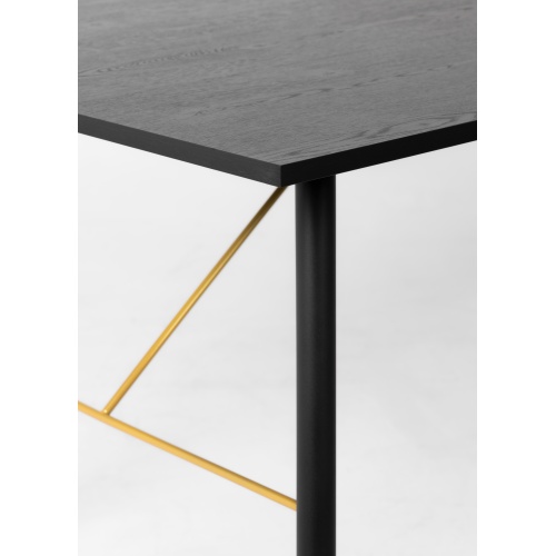 Stół do jadalni Alaia 160x90 cm czarny