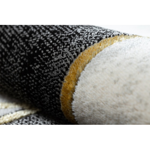 Dywan prostokątny Tirso czarno-biały marmur