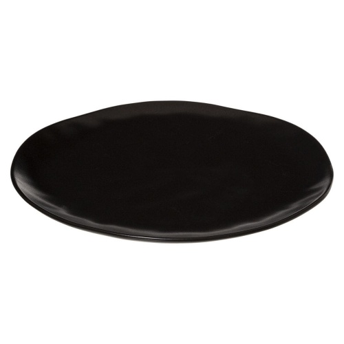 Zestaw 6 talerzy ceramicznych Terre czarne
