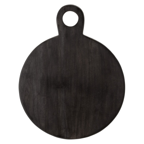 Taca do serwowania Okai, okrągła, drewniana, czarna
