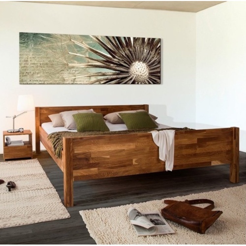 Łóżko drewniane Svala 140/160/180x200 cm dąb
