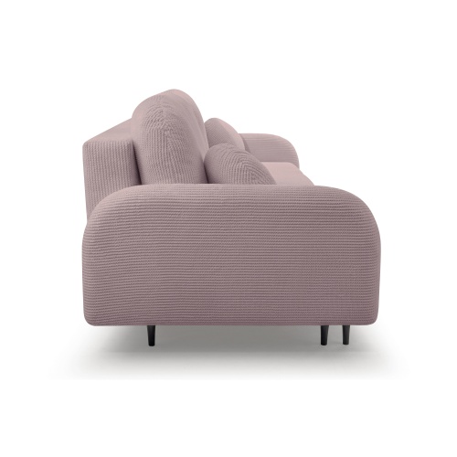 Sofa rozkładana Cloud z pojemnikiem, różowa