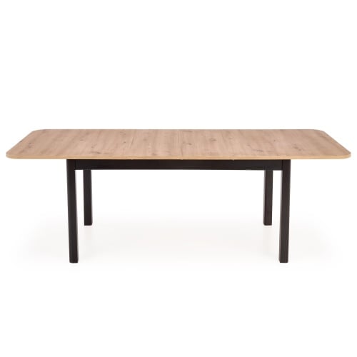 Stół rozkładany Florian dąb artisan/czarny