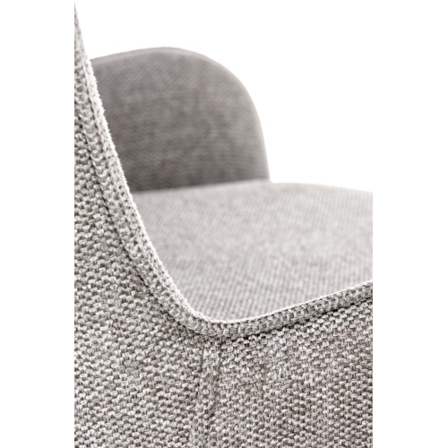 Krzesło tapicerowane K481 szare/czarne nóżki