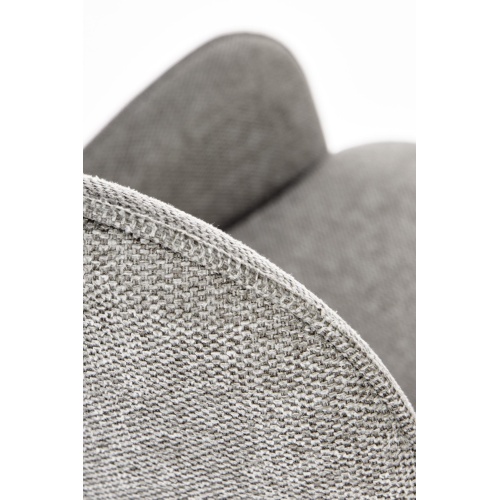 Krzesło tapicerowane K481 szare/czarne nóżki