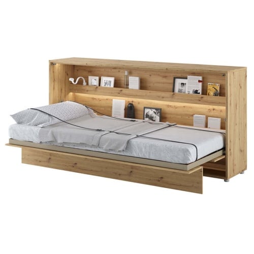 Półkotapczan Bed Concept dąb artisan, poziomy