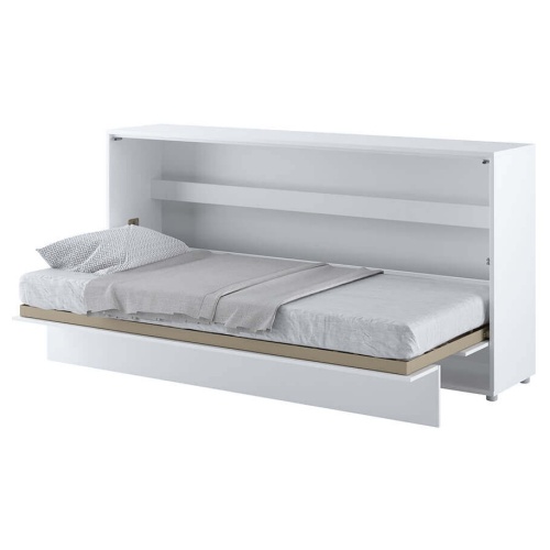 Półkotapczan Bed Concept biały połysk, poziomy