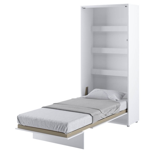 Półkotapczan Bed Concept biały połysk, pionowy