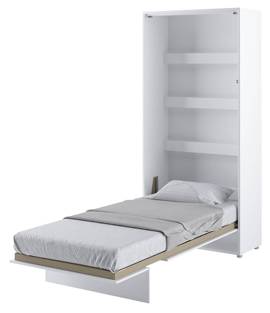 Półkotapczan Bed Concept biały połysk, pionowy