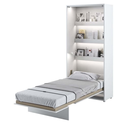 Półkotapczan Bed Concept biały połysk, pionowy