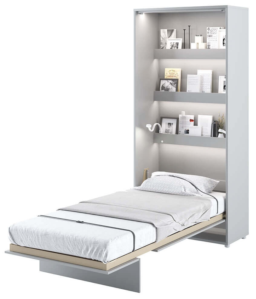 Półkotapczan Bed Concept szary, pionowy