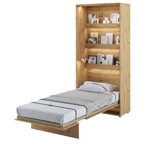 Półkotapczan Bed Concept dąb artisan, pionowy