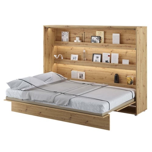 Półkotapczan Bed Concept dąb artisan, poziomy