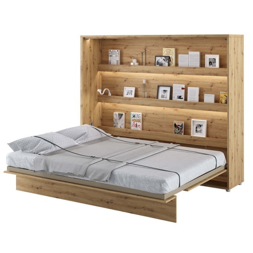 Półkotapczan Bed Concept dąb artisan, poziomy