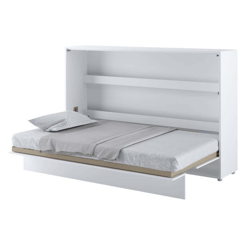 Półkotapczan Bed Concept biały połysk, poziomy